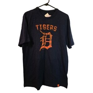 Majestic Detroit Tigers MLB T-Shirt Graphic Print Tee Mens Size‎ M